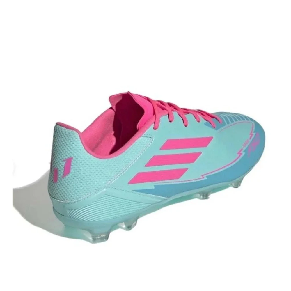 Adidas F50 League FG Messi Soccer Cleats Cyan Pink IH0928 Mens 11